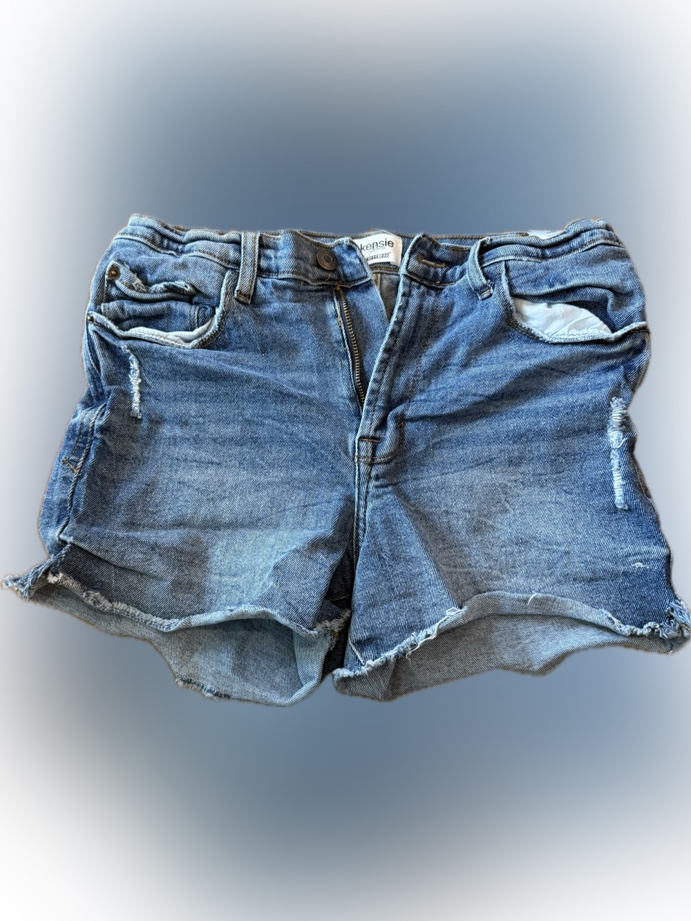 Kensie Light Blue Denim Shorts